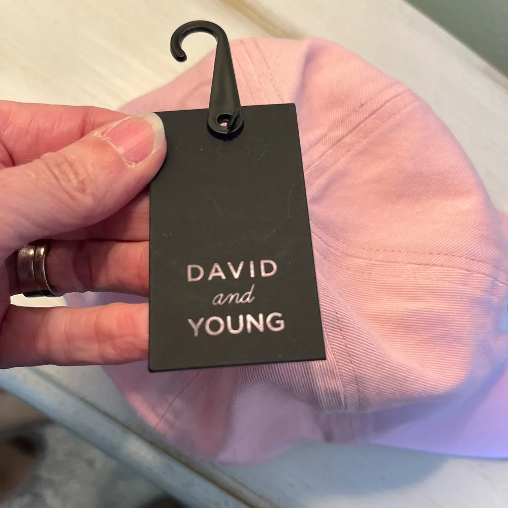 David and Young Pink 'Be Mine' Baseball Cap NWT